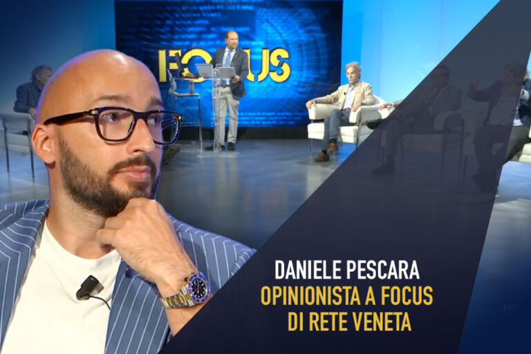 Daniele Pescara opinionista a Focus di Rete Veneta